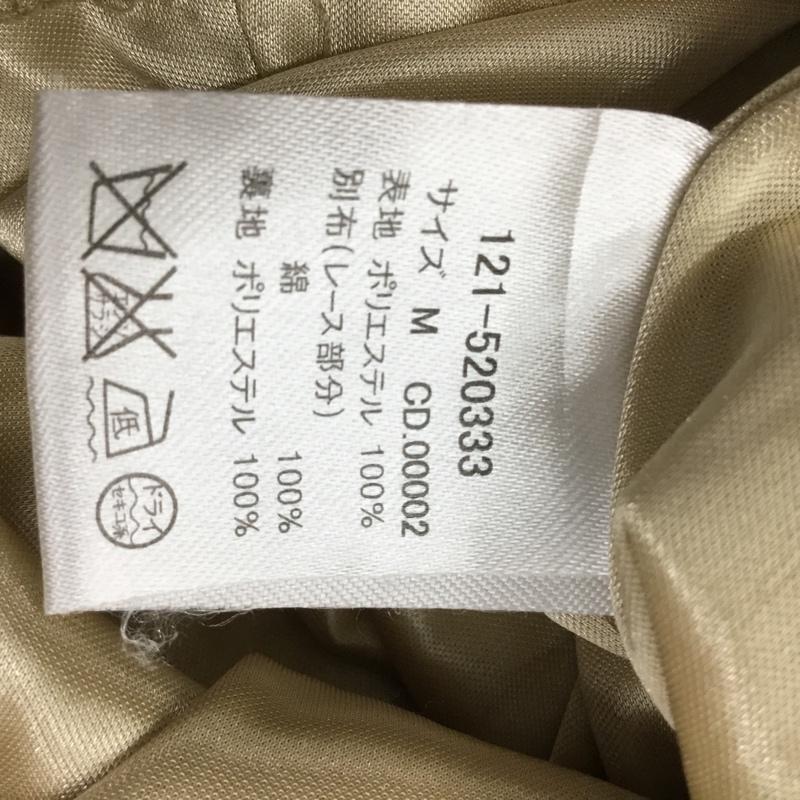 イング INGNI ワンピース・ドレス・オールインワン ワンピース・ドレス・オールインワン 121-520333 オールインワン ショートパンツ 長袖 M ドット ベージュ / ベージュ / X 白 / ホワイト / レディース USED 古着 中古 10072920
