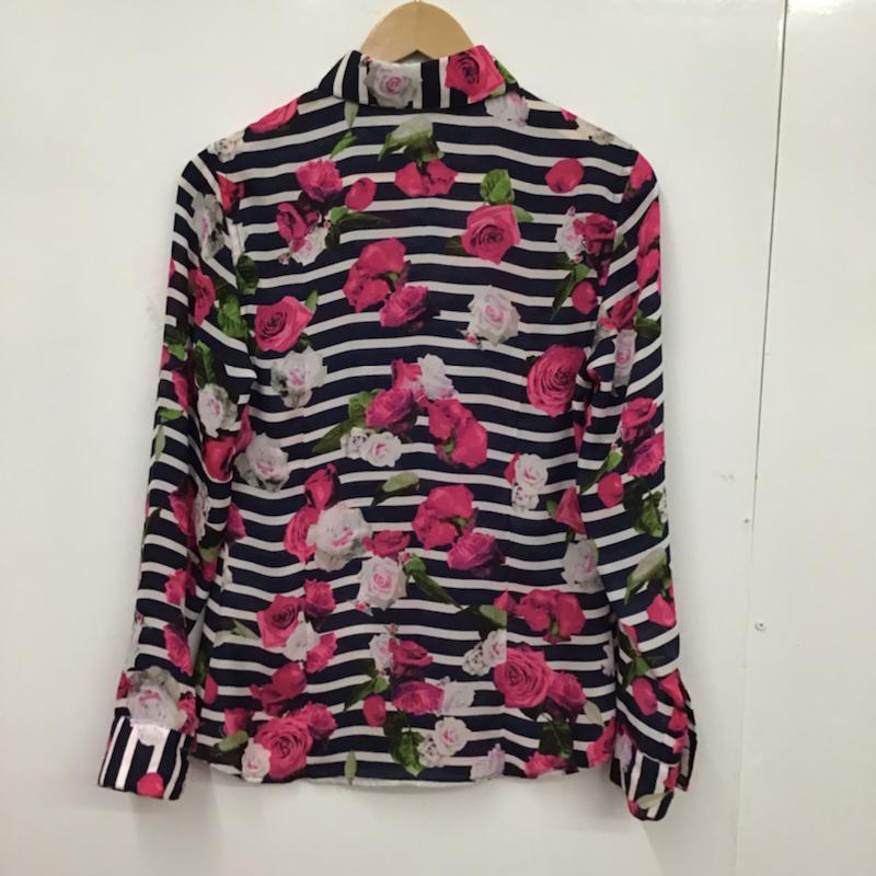ゲス Guess シャツ、ブラウス 長袖 XS マルチカラー / マルチカラー / レディース USED 古着 中古 10072925