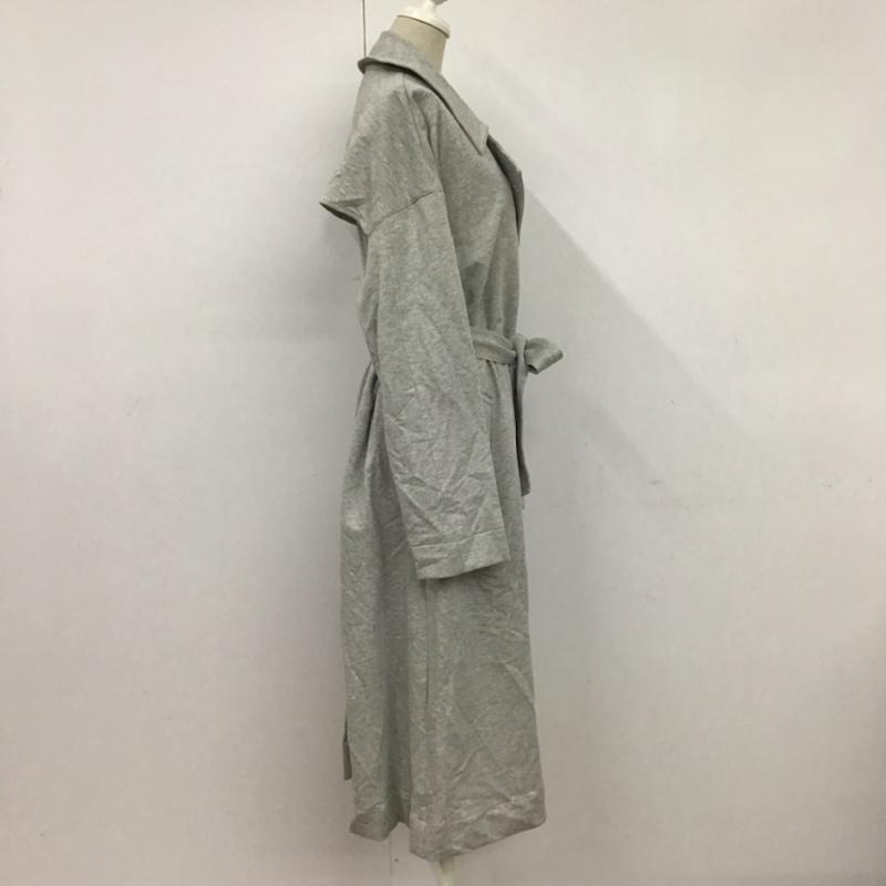 ジェイダ GYDA コート トレンチコート タグ付 スウェットトレンチコート FREE 無地 灰 / グレー / レディース USED 古着 中古 10072933