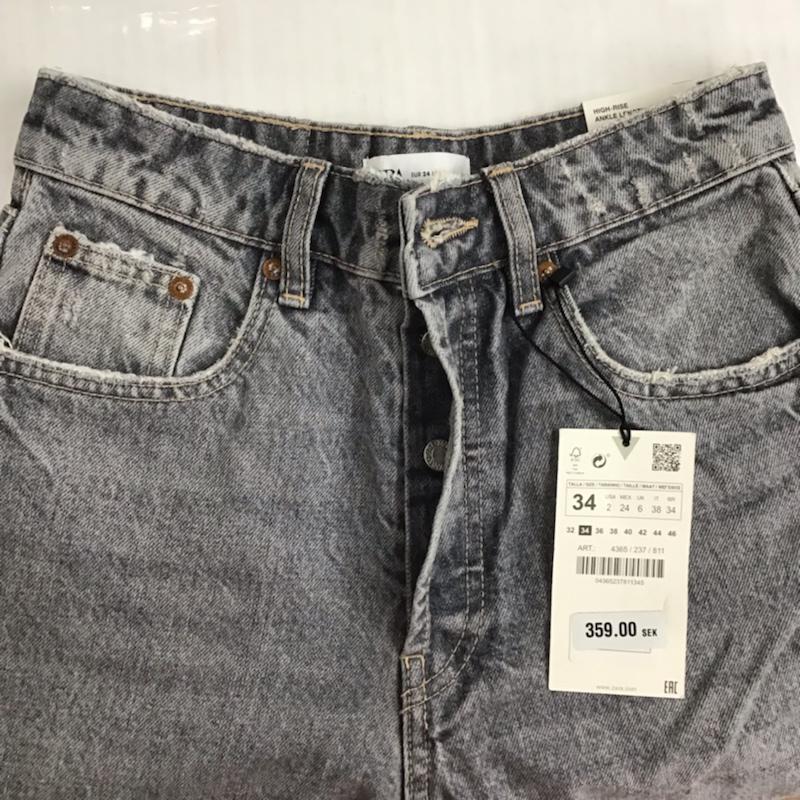 ザラ ZARA パンツ デニム、ジーンズ タグ付 34 無地 マルチカラー / マルチカラー / レディース USED 古着 中古 10072945
