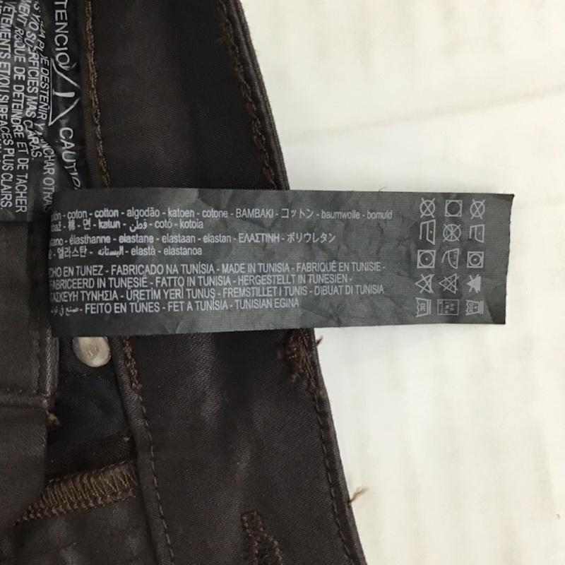 ザラ ZARA ボトムス ボトムス タグ付 34 無地 茶 / ブラウン / レディース USED 古着 中古 10072946