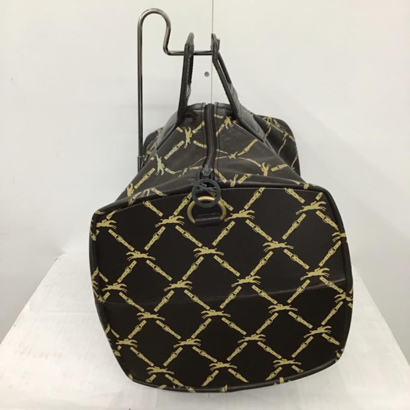 ロンシャン LONGCHAMP ボストンバッグ ボストンバッグ ロゴ、文字 茶 / ブラウン / レディース USED 古着 中古 10072958