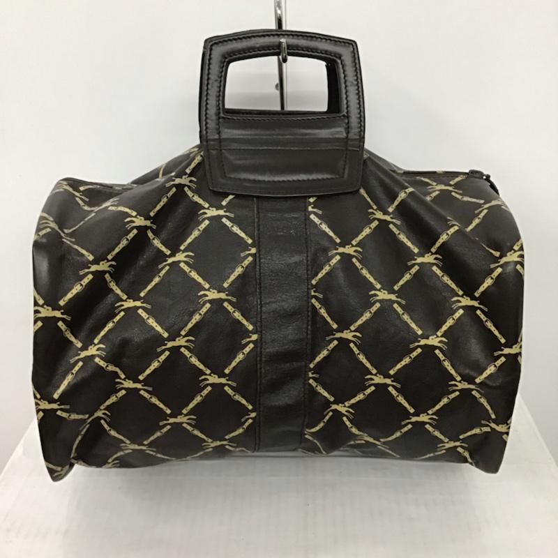 ロンシャン LONGCHAMP ボストンバッグ ボストンバッグ ロゴ、文字 茶 / ブラウン / レディース USED 古着 中古 10072958
