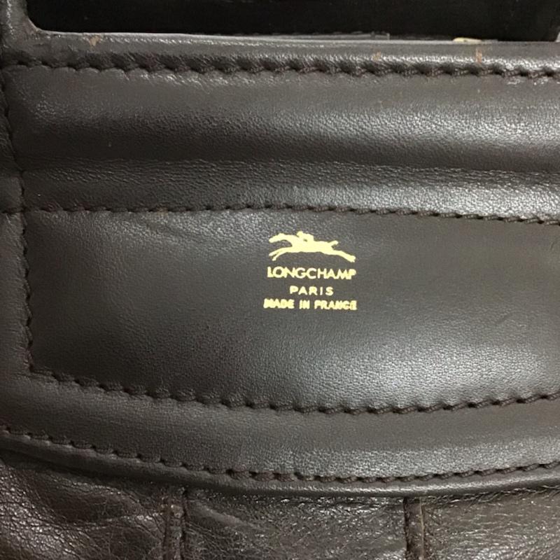ロンシャン LONGCHAMP ボストンバッグ ボストンバッグ ロゴ、文字 茶 / ブラウン / レディース USED 古着 中古 10072958
