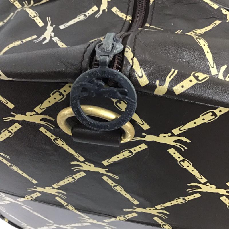 ロンシャン LONGCHAMP ボストンバッグ ボストンバッグ ロゴ、文字 茶 / ブラウン / レディース USED 古着 中古 10072958
