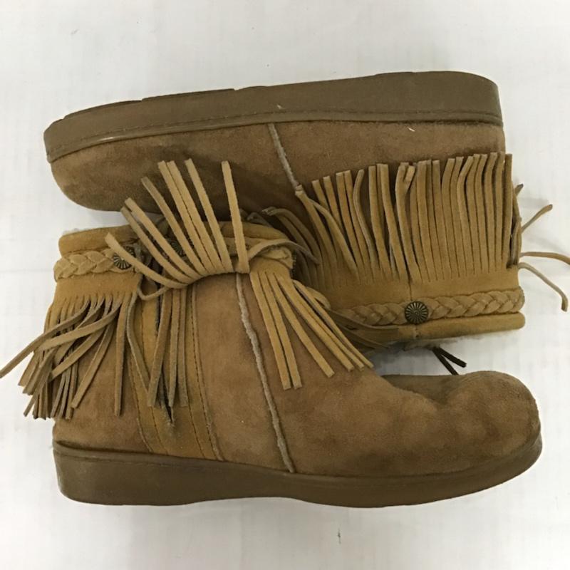 ミネトンカ Minnetonka ブーツ 一般 無地 茶 / ブラウン / メンズ USED 古着 中古 10072964