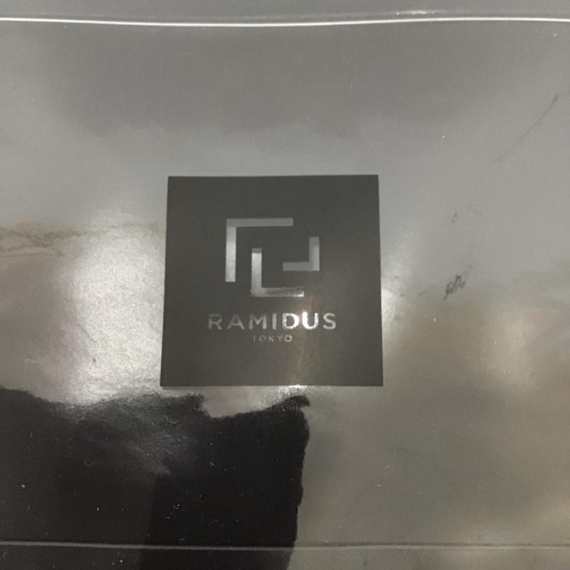ラミダス RAMIDUS ポーチ ポーチ GUSSET POUCH ガゼットポーチ タグ付き ロゴ、文字 黒 / ブラック / メンズ USED 古着 中古 10072999