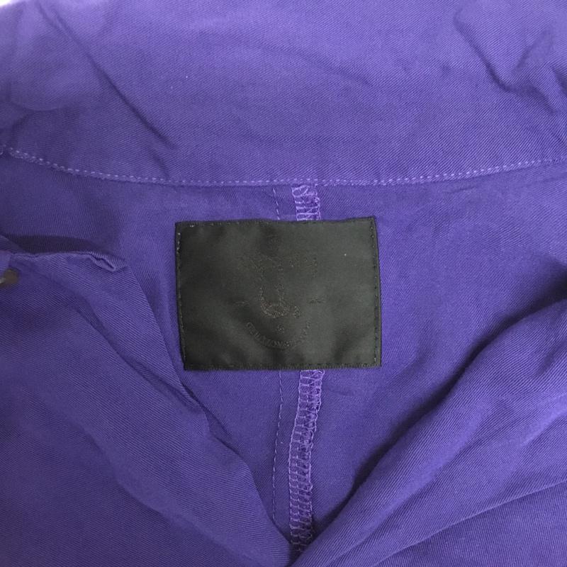 ブフト bukht シャツ、ブラウス 半袖 BV-52203 オープンカラー L 無地 青 / ブルー / メンズ USED 古着 中古 10073022