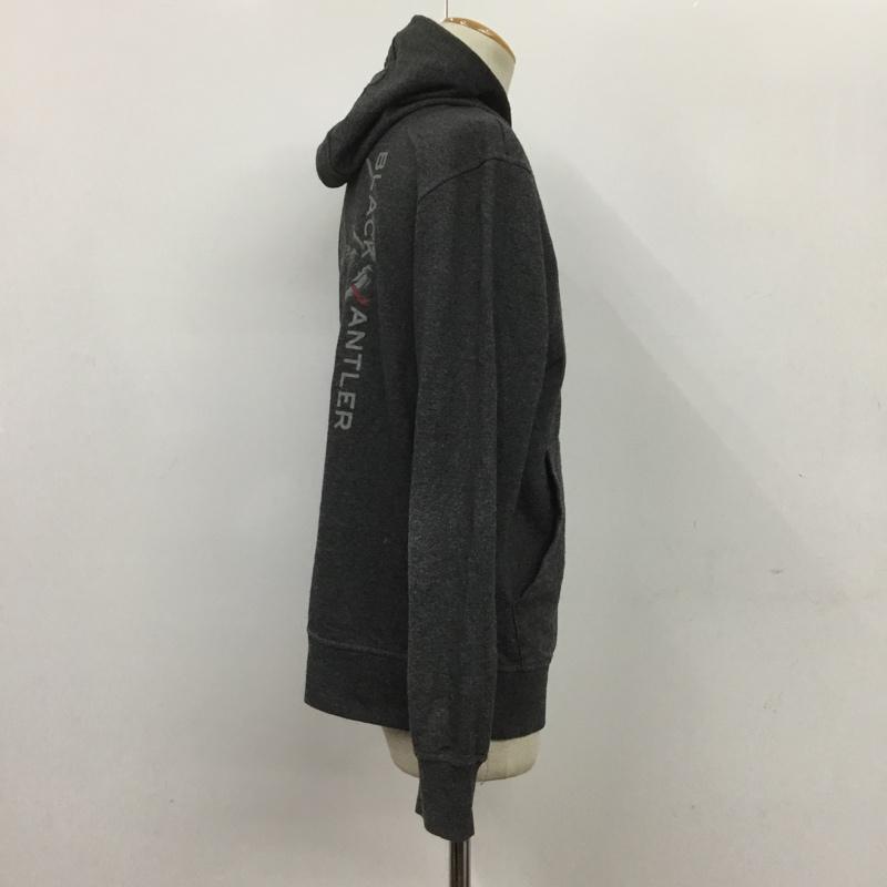 古着 USED パーカー 長袖 プルオーバー スウェット M プリント ダークグレー / ダークグレー / メンズ USED 古着 中古 10073025