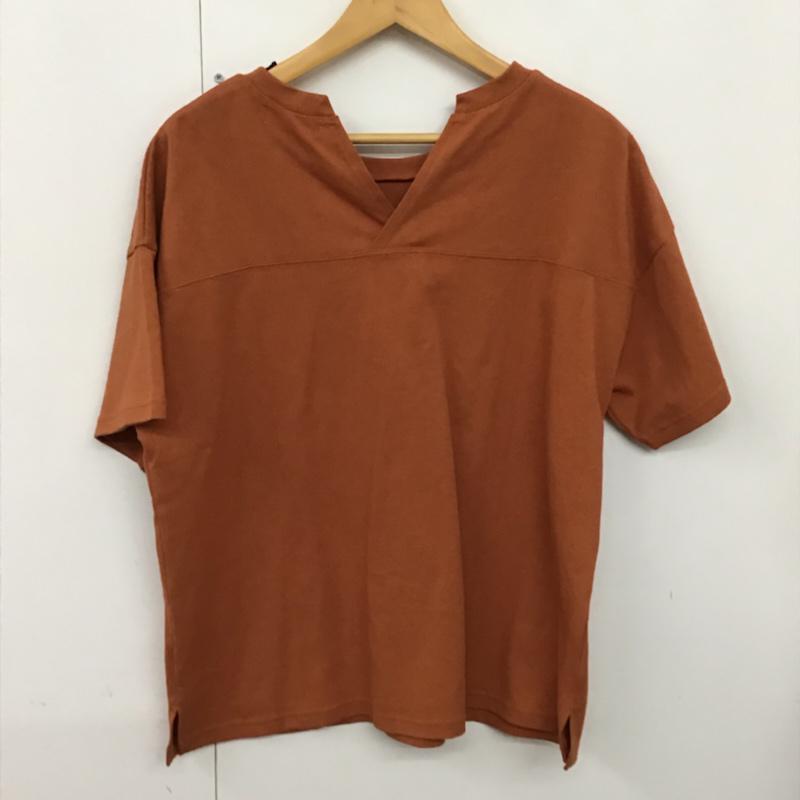 ビームス ハート BEAMS HEART Tシャツ 半袖 無地 茶 / ブラウン / レディース USED 古着 中古 10073116