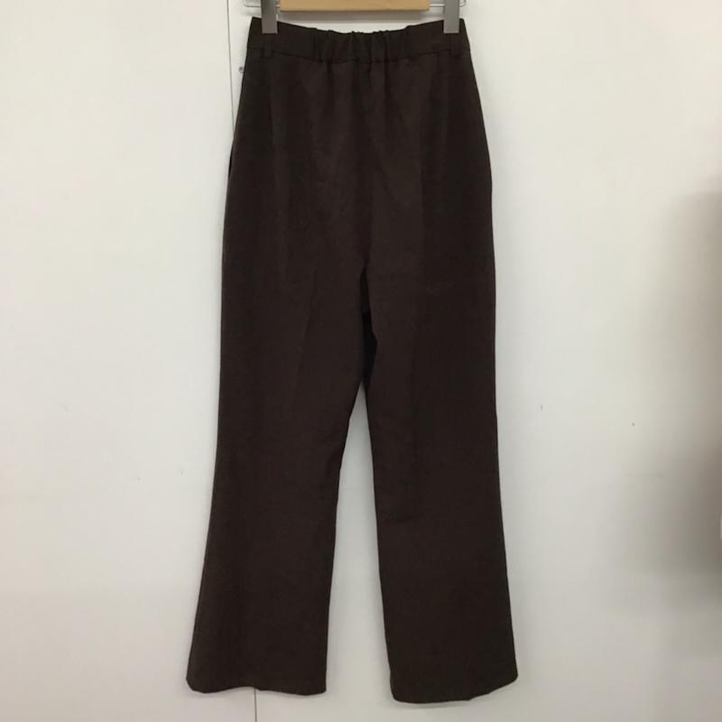 マウジー MOUSSY パンツ スラックス 1 無地 茶 / ブラウン / レディース USED 古着 中古 10073118