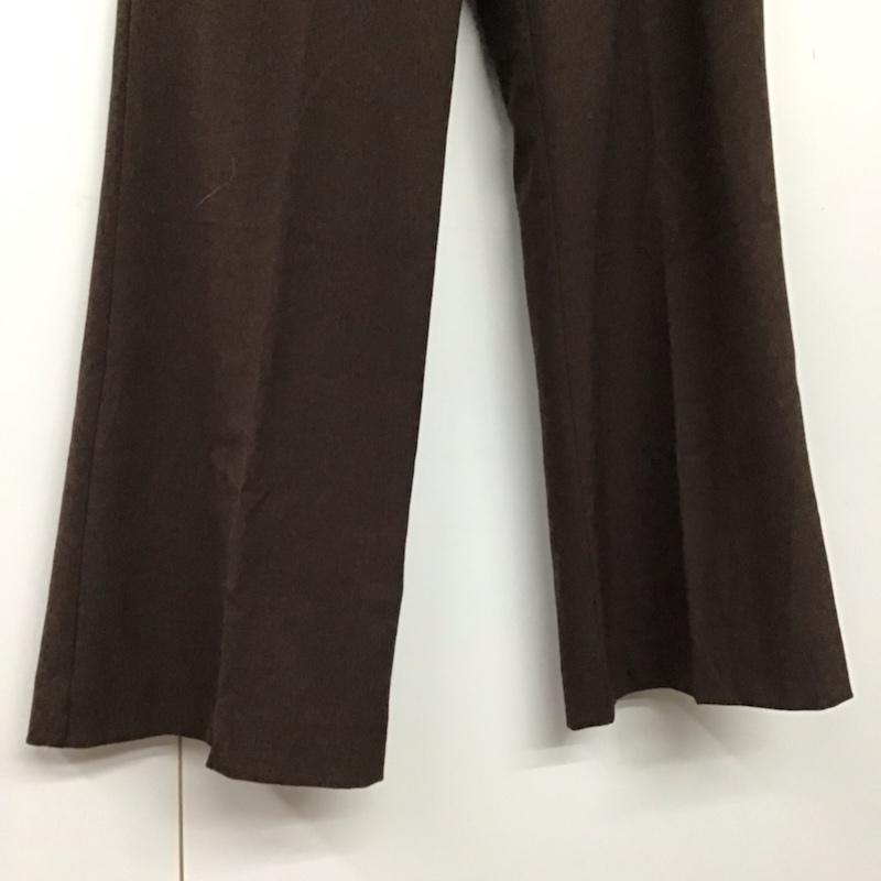 マウジー MOUSSY パンツ スラックス 1 無地 茶 / ブラウン / レディース USED 古着 中古 10073118