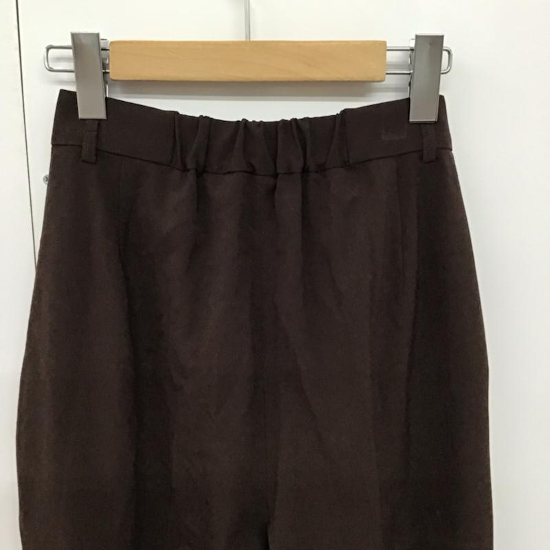 マウジー MOUSSY パンツ スラックス 1 無地 茶 / ブラウン / レディース USED 古着 中古 10073118