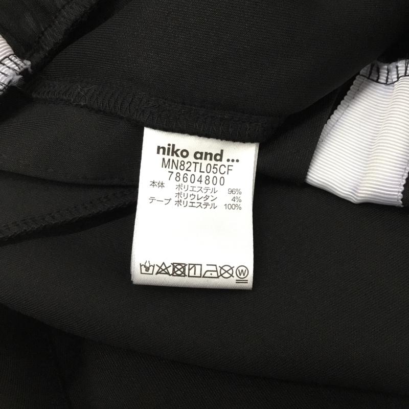 ニコアンド niko and... ボトムス ボトムス L 無地 黒 / ブラック / レディース USED 古着 中古 10073365