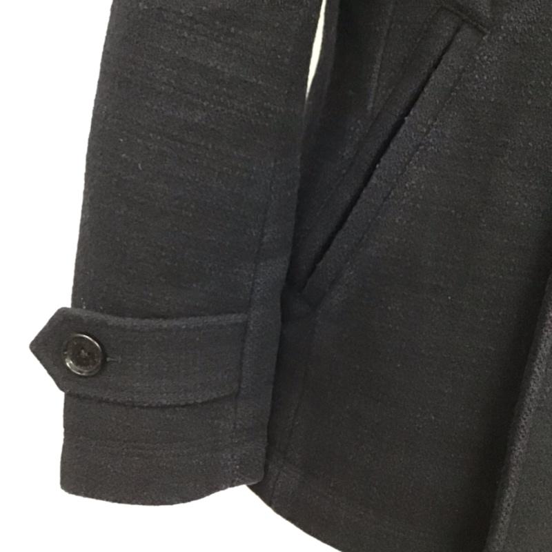 バーバリーブラックレーベル BURBERRY BLACK LABEL コート ピーコート D1F70-213-28 L 無地 紺 / ネイビー / メンズ USED 古着 中古 10073399