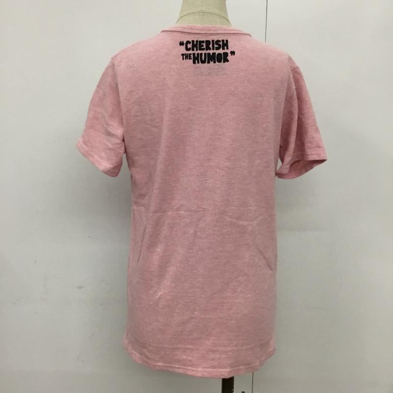 ゴースローキャラバン go slow caravan Tシャツ 半袖 1 プリント 桃 / ピンク / レディース USED 古着 中古 10073428