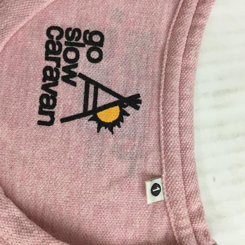 ゴースローキャラバン go slow caravan Tシャツ 半袖 1 プリント 桃 / ピンク / レディース USED 古着 中古 10073428