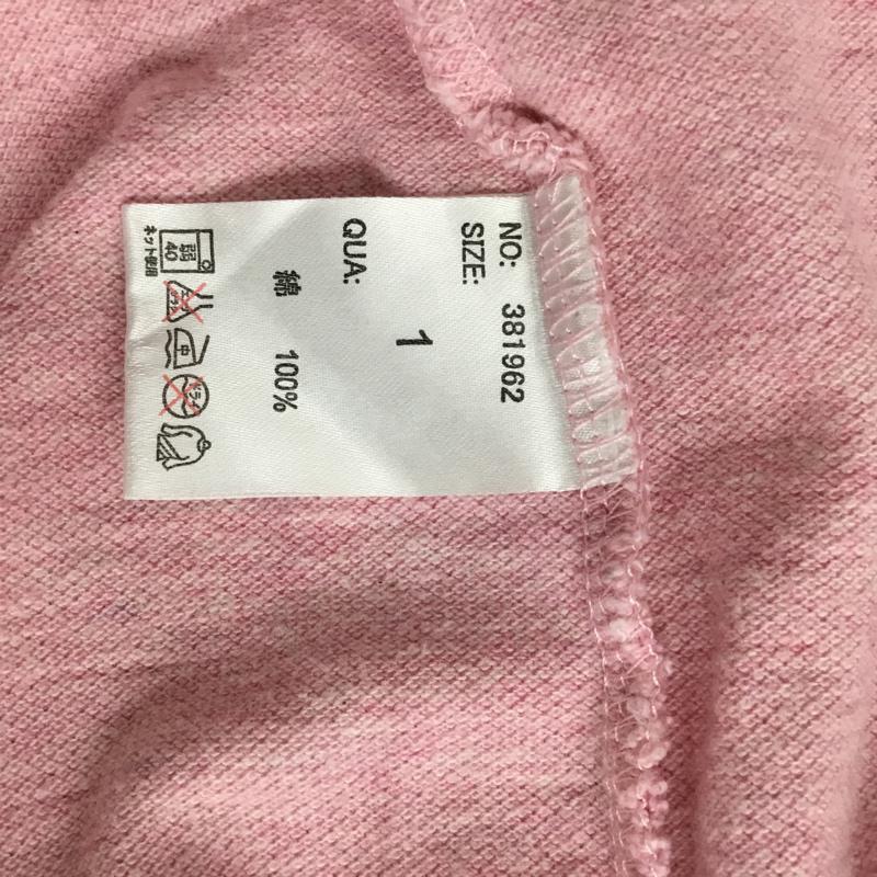 ゴースローキャラバン go slow caravan Tシャツ 半袖 1 プリント 桃 / ピンク / レディース USED 古着 中古 10073428