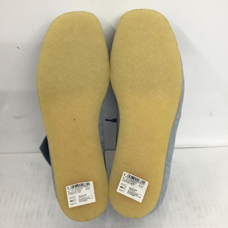 クラークス Clarks ブーツ ショートブーツ Wallabee Boot 26163422 END オックスフォード フラワーズ UK7.5 箱有 水色 / ライトブルー / メンズ USED 古着 中古 10073450