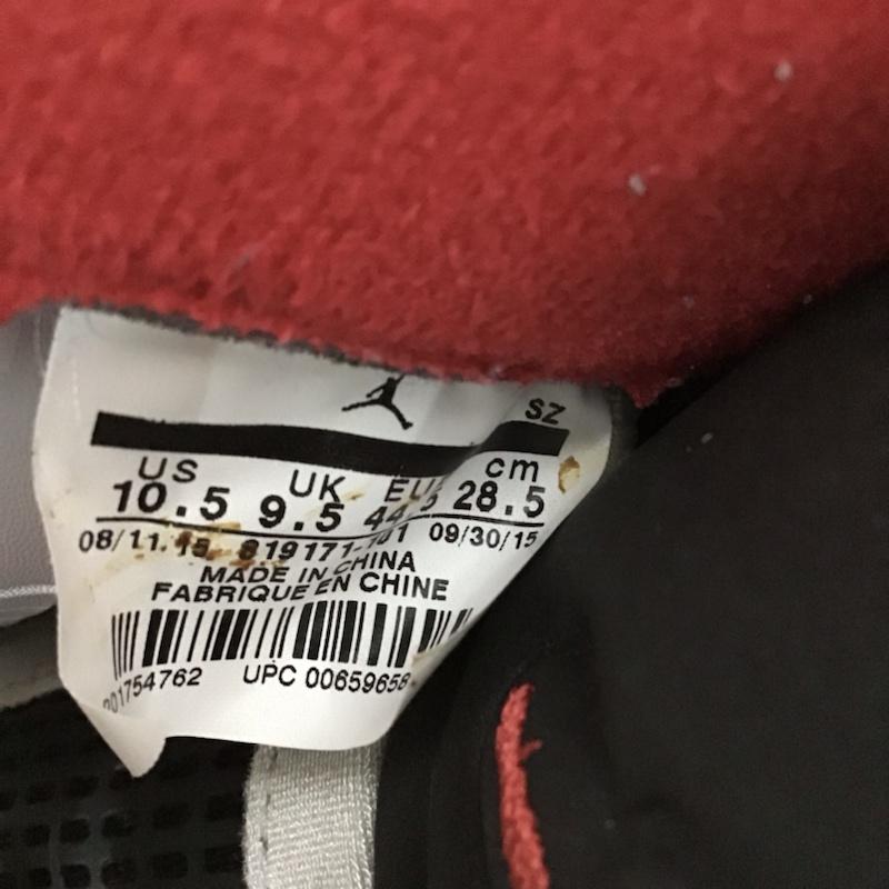 ナイキ NIKE スニーカー スニーカー 819171 101 AIR JORDAN 5 RETRO LOW エアジョーダン 28.5cm 箱有 28.5cm ワンポイント 白 / ホワイト / X 黒 / ブラック / X 赤 / レッド / メンズ USED 古着 中古 10073554