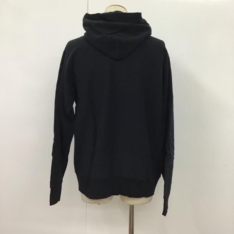 アベイシングエイプ A BATHING APE パーカー 長袖 裏起毛 プルオーバー M ロゴ、文字 黒 / ブラック / メンズ USED 古着 中古 10073586