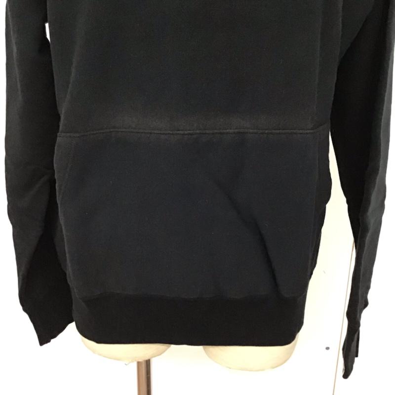 アベイシングエイプ A BATHING APE パーカー 長袖 裏起毛 プルオーバー M ロゴ、文字 黒 / ブラック / メンズ USED 古着 中古 10073586