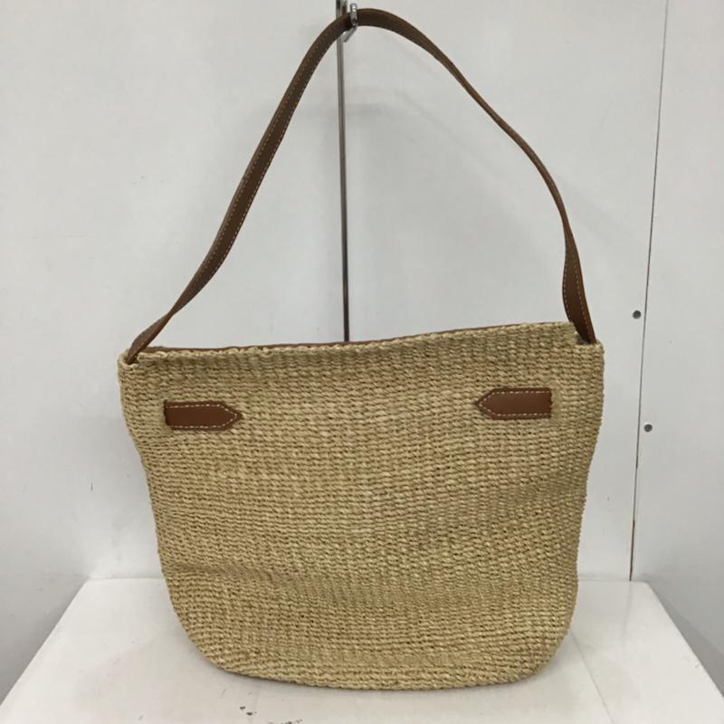 シー SEA ショルダーバッグ ショルダーバッグ ショルダーラウンドカゴバッグ 無地 茶 / ブラウン / X ベージュ / ベージュ / レディース USED 古着 中古 10073718