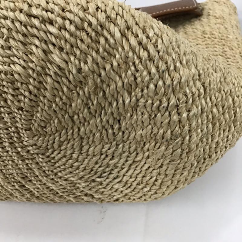 シー SEA ショルダーバッグ ショルダーバッグ ショルダーラウンドカゴバッグ 無地 茶 / ブラウン / X ベージュ / ベージュ / レディース USED 古着 中古 10073718
