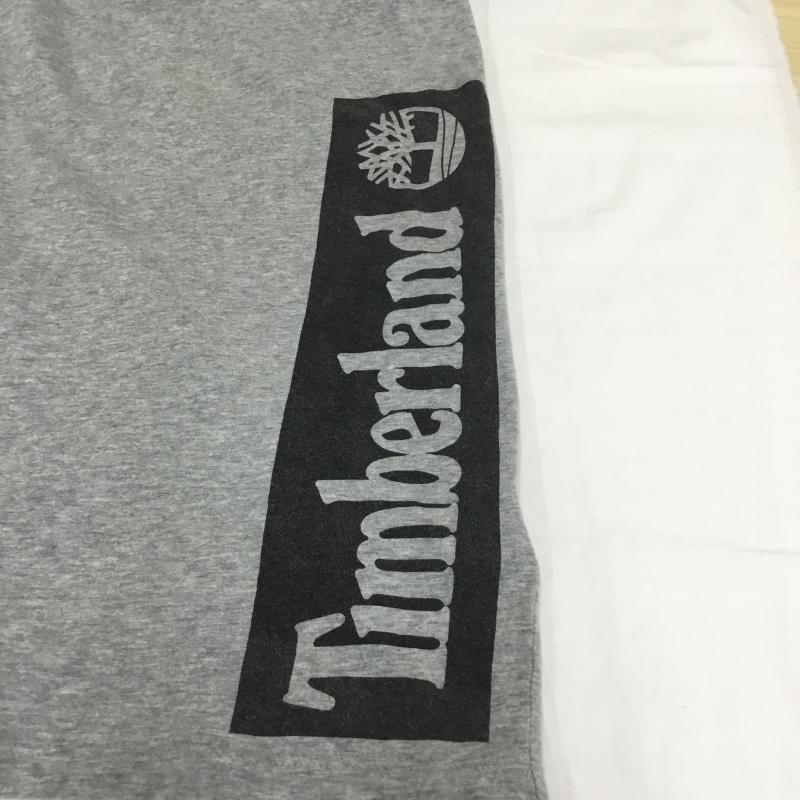 ティンバーランド Timberland Tシャツ 半袖 XL ロゴ、文字 灰 / グレー / メンズ USED 古着 中古 10073831