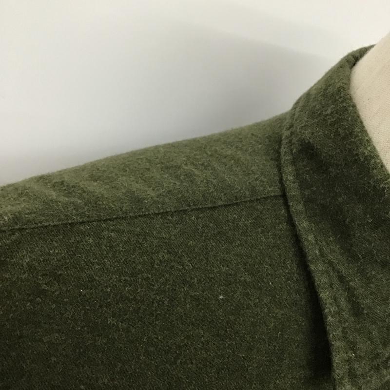 ポールスミス Paul Smith シャツ、ブラウス 長袖 M 無地 カーキ / カーキ / メンズ USED 古着 中古 10074067
