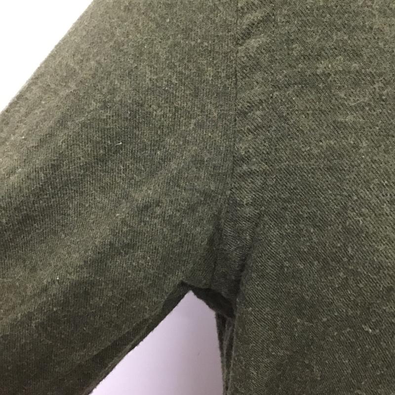 ポールスミス Paul Smith シャツ、ブラウス 長袖 M 無地 カーキ / カーキ / メンズ USED 古着 中古 10074067