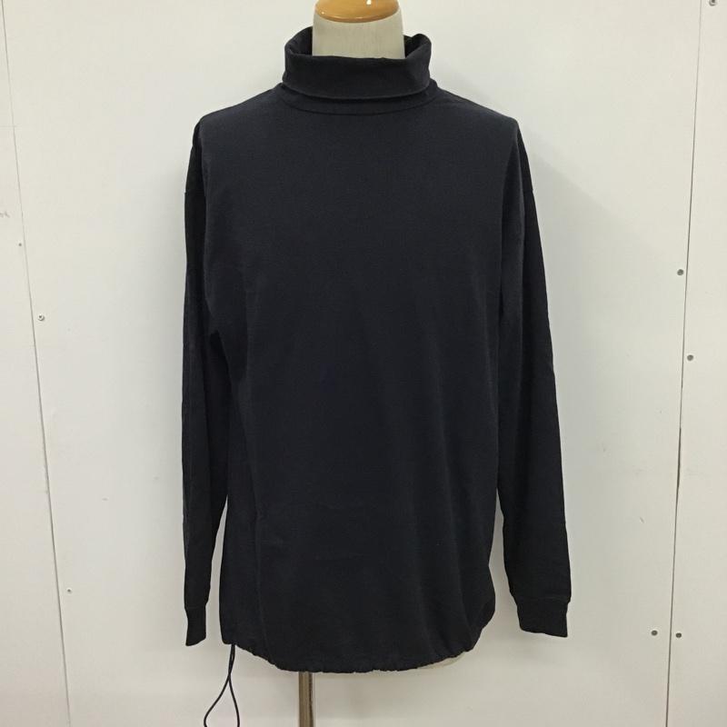 ロトル ROTOL Tシャツ 長袖 タートルネック ハイネック 2 無地 紺 / ネイビー / メンズ USED 古着 中古 10074085