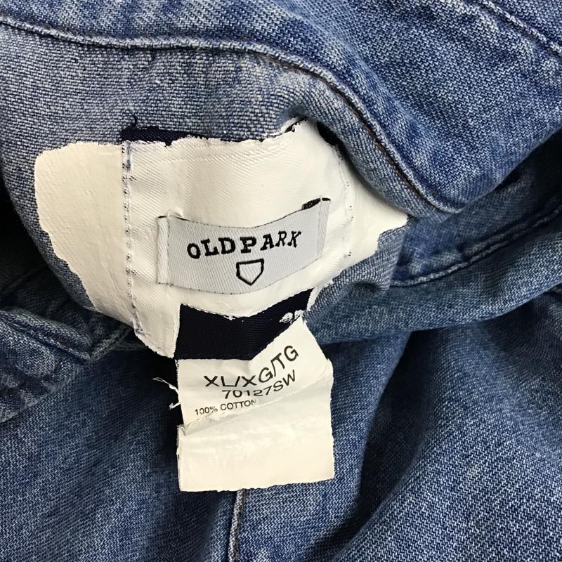 オールドパーク OLD PARK シャツ、ブラウス 長袖 デニムシャツ Wrangler XL 無地 インディゴ / インディゴ / メンズ USED 古着 中古 10074093