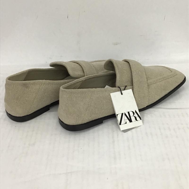 ザラ ZARA スリッポン スリッポン タグ付 US:10 無地 ベージュ / ベージュ / レディース USED 古着 中古 10074126