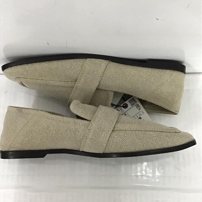 ザラ ZARA スリッポン スリッポン タグ付 US:10 無地 ベージュ / ベージュ / レディース USED 古着 中古 10074126