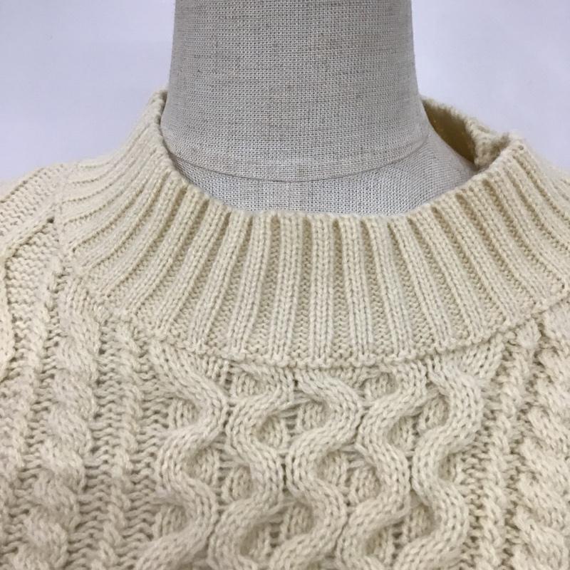 チャオパニック CIAOPANIC ニット、セーター 長袖 M 無地 白 / ホワイト / レディース USED 古着 中古 10074153