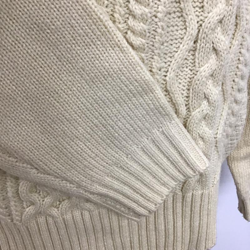 チャオパニック CIAOPANIC ニット、セーター 長袖 M 無地 白 / ホワイト / レディース USED 古着 中古 10074153