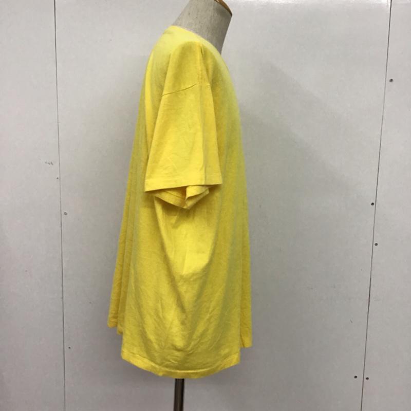 ポロラルフローレン POLO RALPH LAUREN Tシャツ 半袖 XL 無地 黄 / イエロー / メンズ USED 古着 中古 10074194