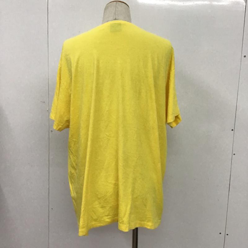 ポロラルフローレン POLO RALPH LAUREN Tシャツ 半袖 XL 無地 黄 / イエロー / メンズ USED 古着 中古 10074194