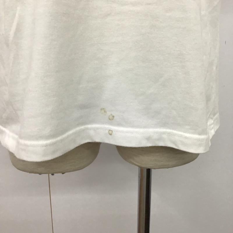 ディッキーズ Dickies Tシャツ 半袖 L ロゴ、文字 白 / ホワイト / メンズ USED 古着 中古 10074196