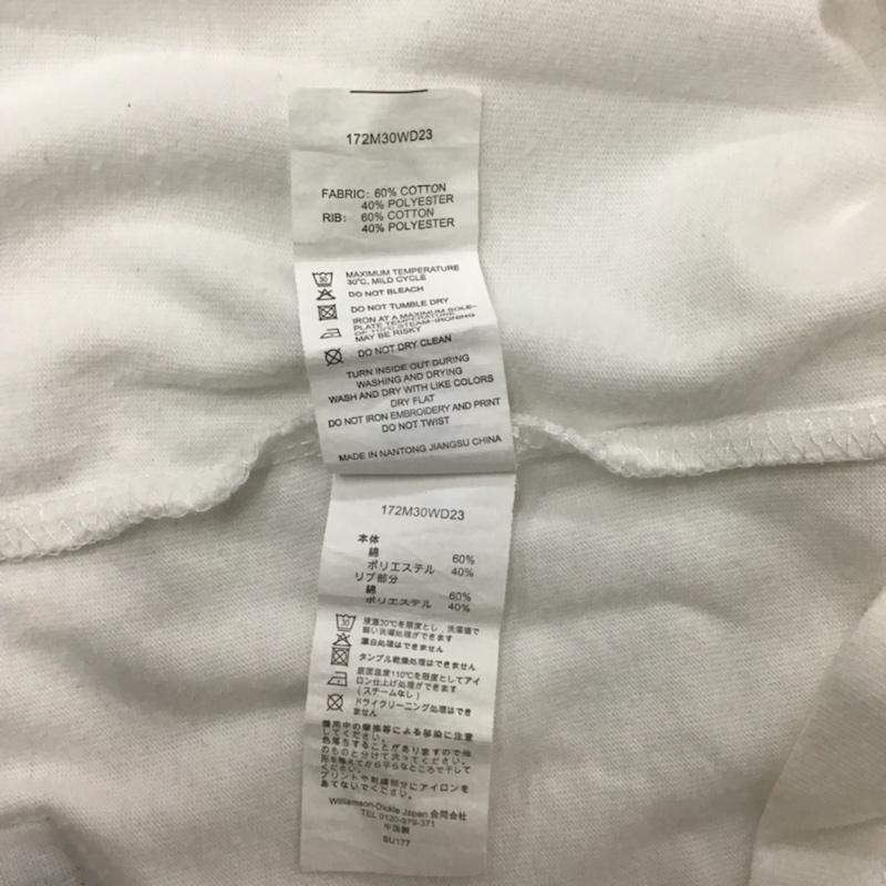 ディッキーズ Dickies Tシャツ 半袖 L ロゴ、文字 白 / ホワイト / メンズ USED 古着 中古 10074196