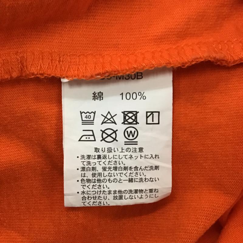 チャンピオン Campion Tシャツ 半袖 M ロゴ、文字 橙 / オレンジ / メンズ USED 古着 中古 10074198