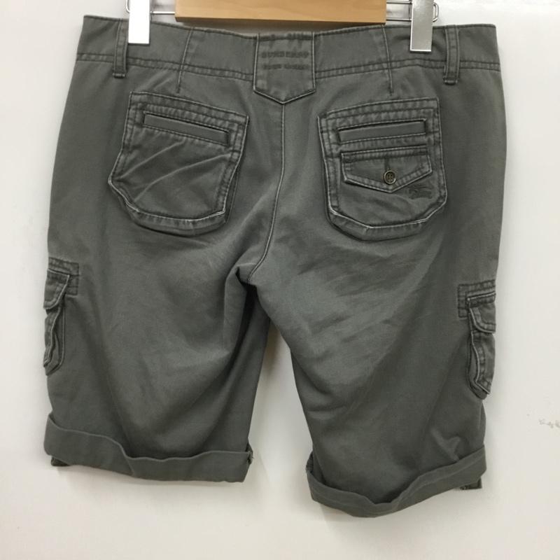 バーバリーブルーレーベル BURBERRY BLUE LABEL パンツ ショートパンツ 38 無地 チャコールグレー / チャコールグレー / レディース USED 古着 中古 10074215