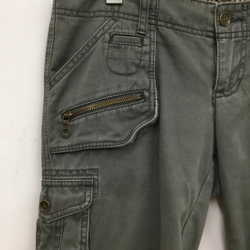 バーバリーブルーレーベル BURBERRY BLUE LABEL パンツ ショートパンツ 38 無地 チャコールグレー / チャコールグレー / レディース USED 古着 中古 10074215