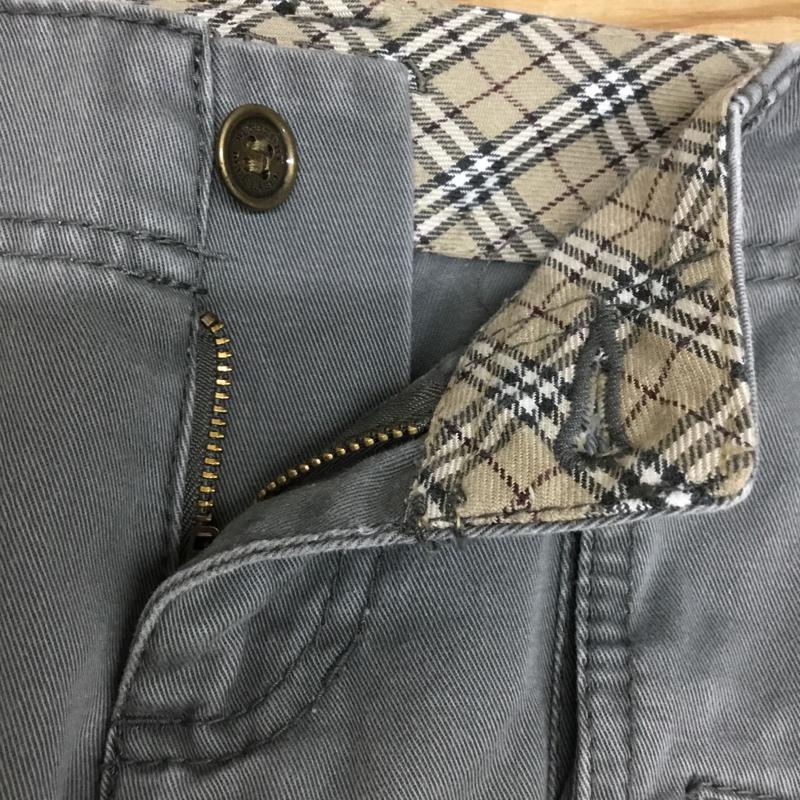 バーバリーブルーレーベル BURBERRY BLUE LABEL パンツ ショートパンツ 38 無地 チャコールグレー / チャコールグレー / レディース USED 古着 中古 10074215