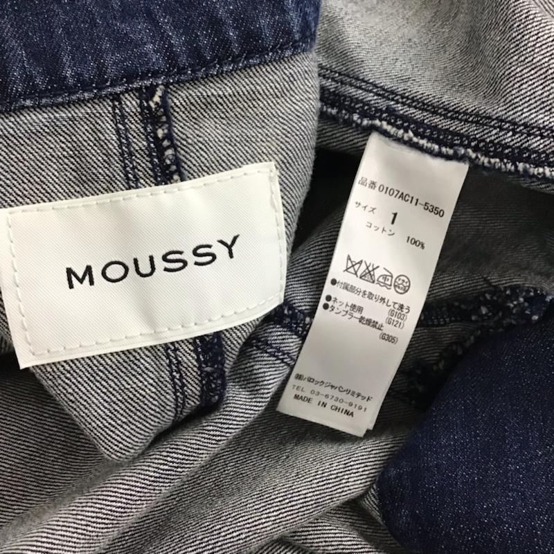 マウジー MOUSSY ジャケット、上着 ジャケット、ブレザー 1 無地 インディゴ / インディゴ / レディース USED 古着 中古 10074232