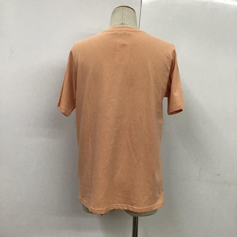 ナノユニバース nano・universe Tシャツ 半袖 タグ付 発泡プリントTシャツ L 無地 橙 / オレンジ / メンズ USED 古着 中古 10074269