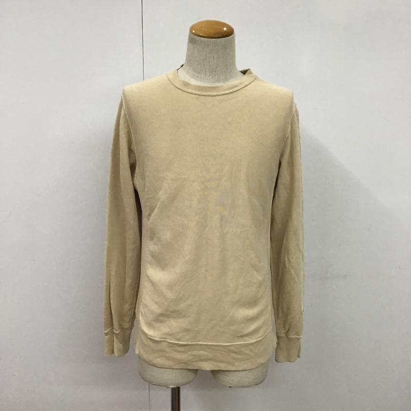 チャンピオン Campion トレーナー 長袖 M 無地 ベージュ / ベージュ / メンズ USED 古着 中古 10074278