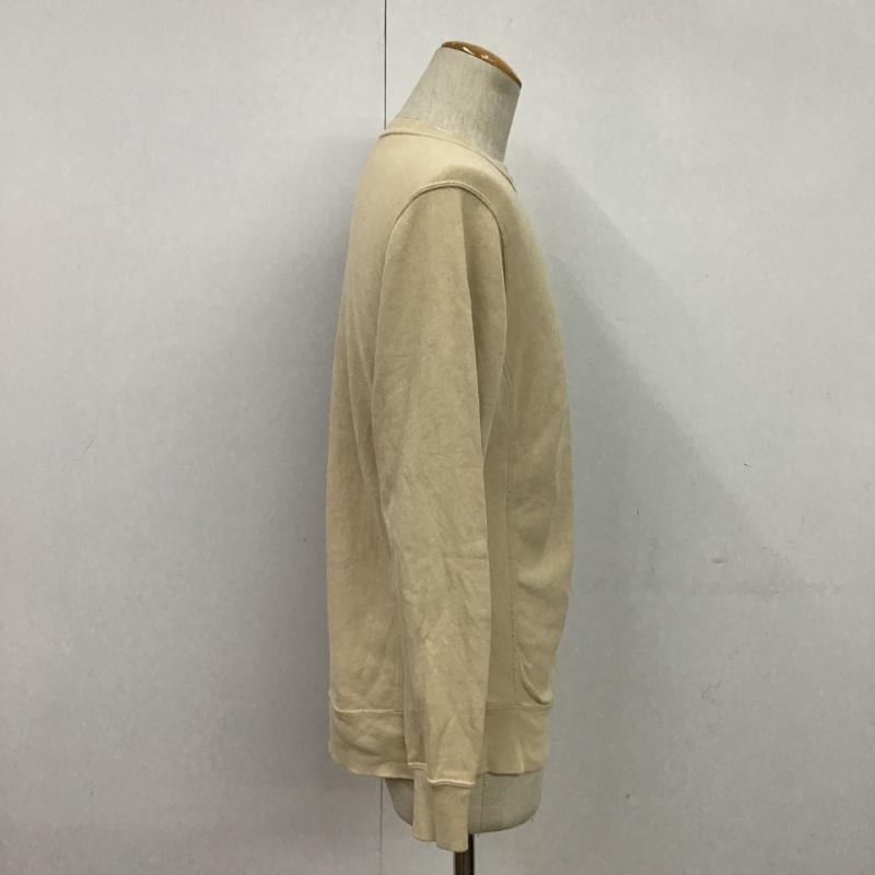 チャンピオン Campion トレーナー 長袖 M 無地 ベージュ / ベージュ / メンズ USED 古着 中古 10074278