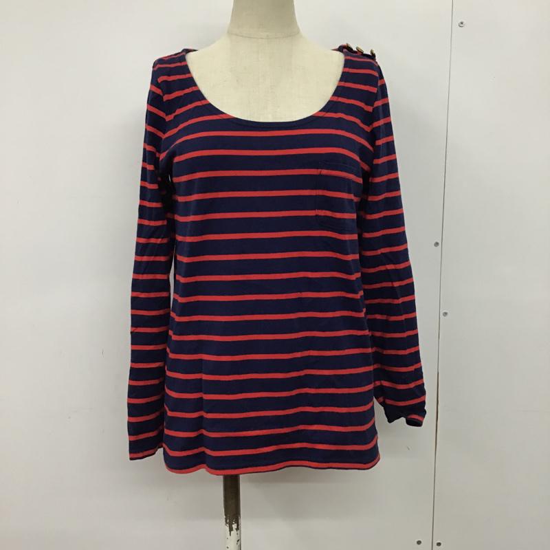 エックスガール X-girl Tシャツ 長袖 S ボーダー柄 マルチカラー / マルチカラー / レディース USED 古着 中古 10074336